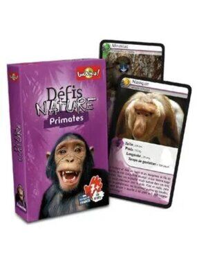 Bioviva Défis Nature- Primates -French Card Game New Sealed Ages 7+